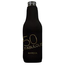 50 & Fabulous Bottle Koozie