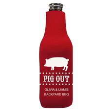 BBQ Pig Bottle Koozie