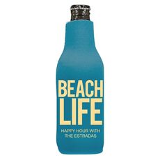 Beach Life Bottle Koozie