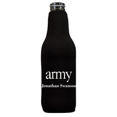 Big Word Army Bottle Koozie