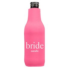 Big Word Bride Bottle Huggers