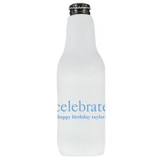 Big Word Celebrate Bottle Huggers
