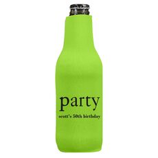 Big Word Party Bottle Huggers