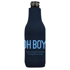 Bold Oh Boy Bottle Koozie