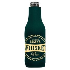 Whiskey Bar Label Bottle Huggers