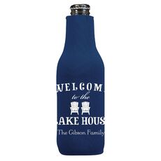 Welcome to the Lake House Bottle Koozie