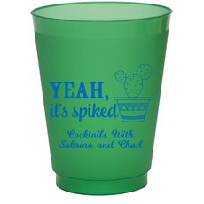 Yeah It's Spiked Colored Shatterproof Cups