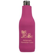 Tropical Hawaiian Luau Bottle Koozie