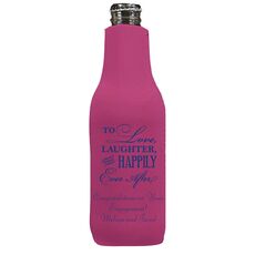 To Love Laughter Happily Ever After Bottle Huggers