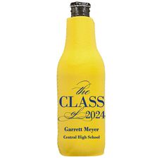 Classic Class of Graduation Bottle Huggers