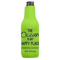 The Ocean is My Happy Place Bottle Huggers