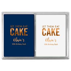 Let Them Eat Cake Double Deck Playing Cards
