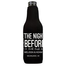 The Night Before Bottle Huggers