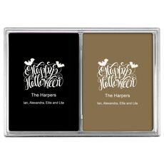 Happy Halloween Double Deck Playing Cards