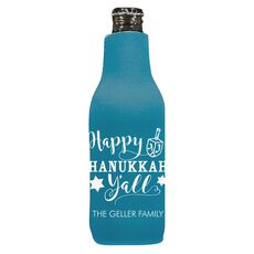 Happy Hanukkah Y'all Bottle Huggers