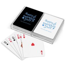 Happy Hanukkah Y'all Double Deck Playing Cards