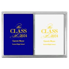 Classic Class of Graduation Double Deck Playing Cards