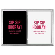 Bold Sip Sip Hooray Double Deck Playing Cards