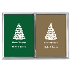 Christmas Tree Double Deck Playing Cards