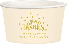 Confetti Dots Give Thanks Treat Cups