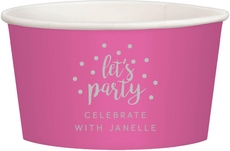 Confetti Dots Let's Party Treat Cups