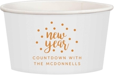 Confetti Dots New Year Treat Cups
