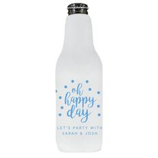 Confetti Dots Oh Happy Day Bottle Huggers
