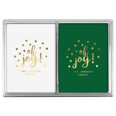 Confetti Dots Oh Joy Double Deck Playing Cards