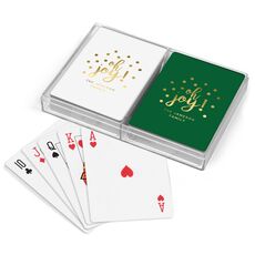 Confetti Dots Oh Joy Double Deck Playing Cards