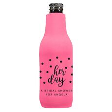 Confetti Dots Her Day Bottle Huggers