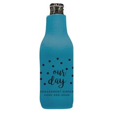 Confetti Dots Our Day Bottle Huggers
