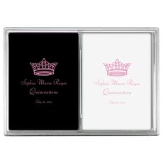 Delicate Princess Crown Double Deck Playing Cards
