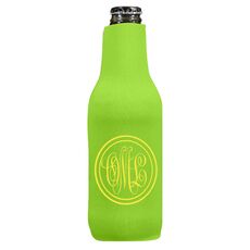 Double Circle Monogram Bottle Huggers