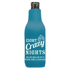Eight Crazy Nights Bottle Koozie