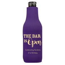 The Bar is Open Bottle Huggers