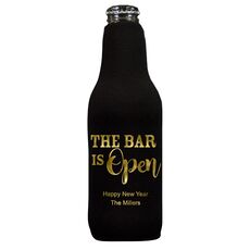The Bar is Open Bottle Koozie