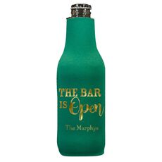 The Bar is Open Bottle Huggers