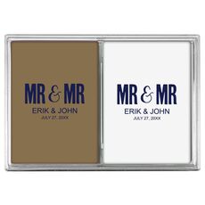 Bold Mr & Mr Double Deck Playing Cards