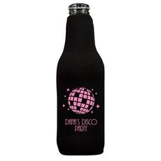 Disco Ball Bottle Koozie