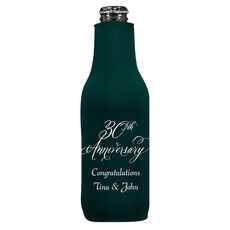 Elegant 30th Anniversary Bottle Huggers