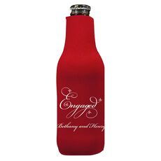 Elegant Engaged Bottle Huggers