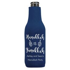 Hanukkah Is Funukkah Bottle Huggers