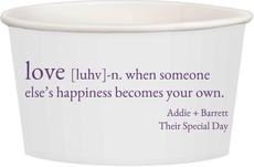 Definition of Love Treat Cups