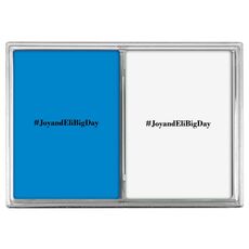 Create Your Hashtag Double Deck Playing Cards