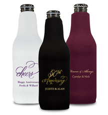 Design Your Own Anniversary Bottle Koozie
