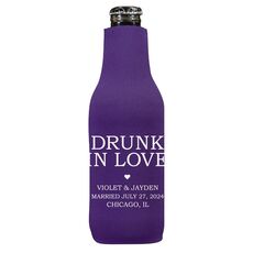Drunk in Love Heart Bottle Koozie