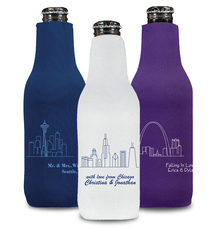 Design Your Own Skyline Bottle Koozie