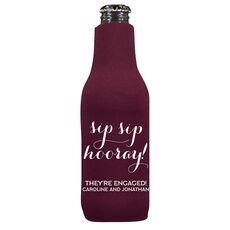Elegant Sip Sip Hooray Bottle Huggers