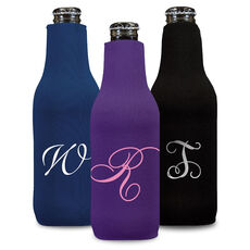 Design Your Own Single Initial Bottle Koozie