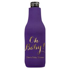 Elegant Oh Baby Bottle Koozie